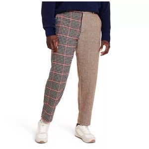 Rowing Blazers x Target asymmetrical houndstooth wool pants